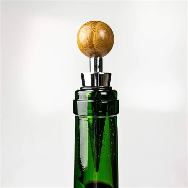 Portable Wine Accessory Kit In Bamboo Box - Portable Wine Accessory Kit In Bamboo Box - Image 4 of 5
