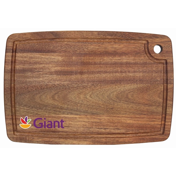 15" Acacia Cutting Board with Juice Groove - 15" Acacia Cutting Board with Juice Groove - Image 1 of 5