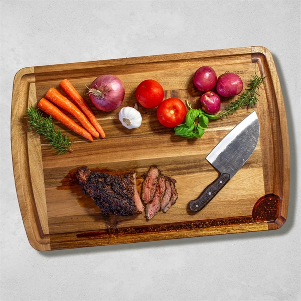 Rock & Branch® 600SI Acacia Cutting Board - Rock & Branch® 600SI Acacia Cutting Board - Image 5 of 6