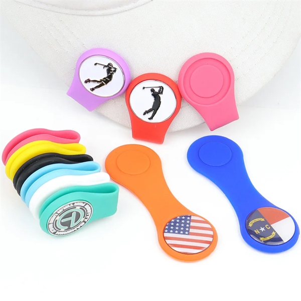 Magnetic Golf Ball Marker Hat Clip - Magnetic Golf Ball Marker Hat Clip - Image 3 of 3