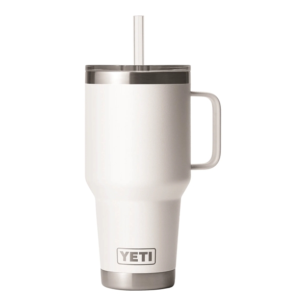 35oz YETI® Rambler® Travel Mug with Reusable Straw - 35oz YETI® Rambler® Travel Mug with Reusable Straw - Image 2 of 5