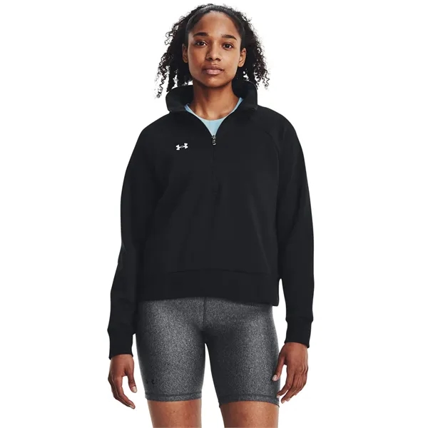 Under Armour Ladies' Rival Fleece Quarter-Zip - Under Armour Ladies' Rival Fleece Quarter-Zip - Image 3 of 7