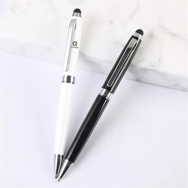 Business Rotary Capacitive Mobile Phone Round Ballpoint Pen - Business Rotary Capacitive Mobile Phone Round Ballpoint Pen - Image 0 of 3