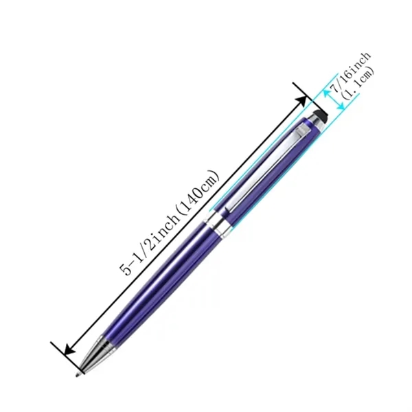 Business Rotary Capacitive Mobile Phone Round Ballpoint Pen - Business Rotary Capacitive Mobile Phone Round Ballpoint Pen - Image 1 of 3