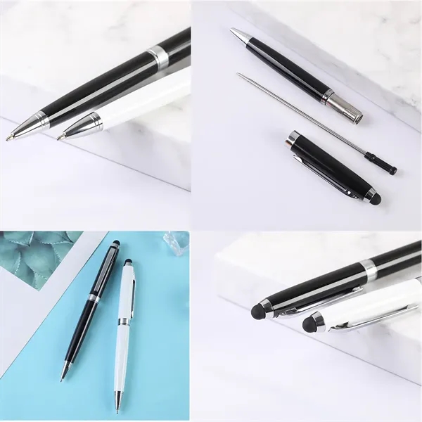 Business Rotary Capacitive Mobile Phone Round Ballpoint Pen - Business Rotary Capacitive Mobile Phone Round Ballpoint Pen - Image 2 of 3
