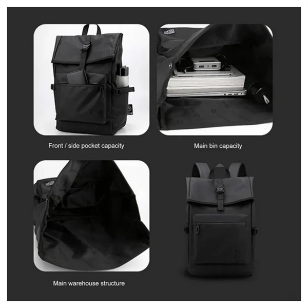 Fashion Waterproof Laptop Backpack - Fashion Waterproof Laptop Backpack - Image 1 of 7