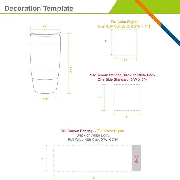 Nicon Ceramic Tumbler - 12 OZ. - Nicon Ceramic Tumbler - 12 OZ. - Image 2 of 4