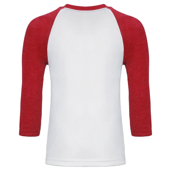 Next Level Apparel Youth CVC Three-Quarter Sleeve Raglan - Next Level Apparel Youth CVC Three-Quarter Sleeve Raglan - Image 47 of 48