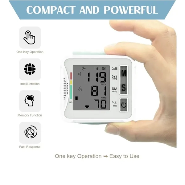 Portable Wrist Blood Pressure Monitor - Portable Wrist Blood Pressure Monitor - Image 2 of 5