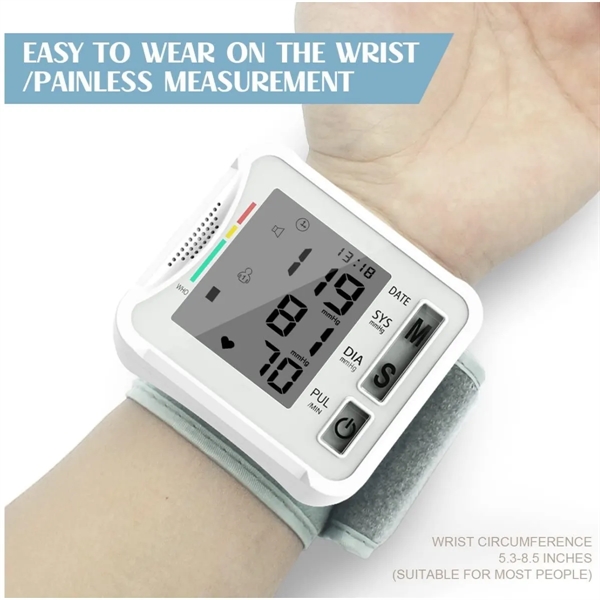 Portable Wrist Blood Pressure Monitor - Portable Wrist Blood Pressure Monitor - Image 4 of 5