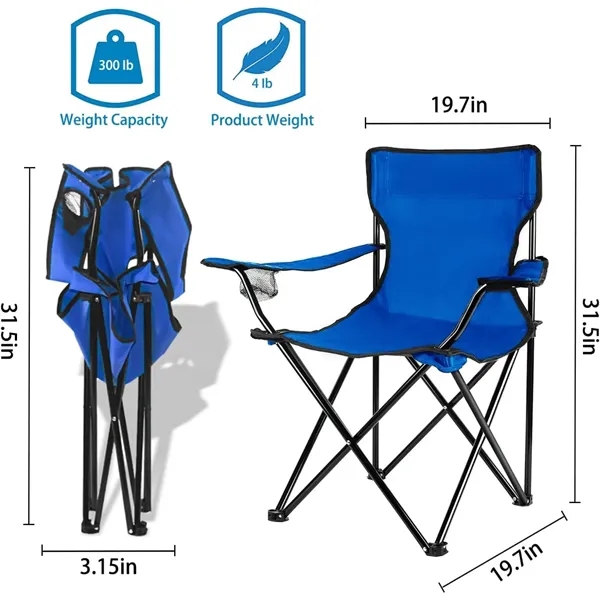 Folding Camping Chair With Carrying Bag - Folding Camping Chair With Carrying Bag - Image 1 of 2