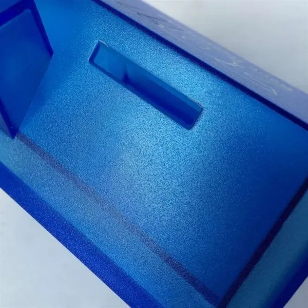 Plastic House-Shaped Coin Bank(blue) - Plastic House-Shaped Coin Bank(blue) - Image 1 of 2