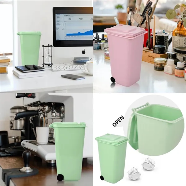Mini Trash Can with Lid Swing Top - Mini Trash Can with Lid Swing Top - Image 1 of 1
