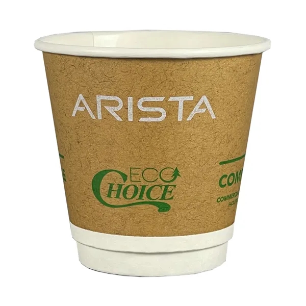 8 Oz. Kraft Eco-Choice Double Wall Cups - 8 Oz. Kraft Eco-Choice Double Wall Cups - Image 0 of 1