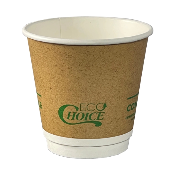 8 Oz. Kraft Eco-Choice Double Wall Cups - 8 Oz. Kraft Eco-Choice Double Wall Cups - Image 1 of 1