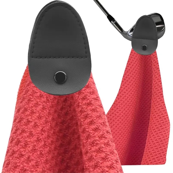 Magnetic Microfiber Golf Towel - Magnetic Microfiber Golf Towel - Image 3 of 5