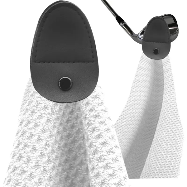 Magnetic Microfiber Golf Towel - Magnetic Microfiber Golf Towel - Image 4 of 5