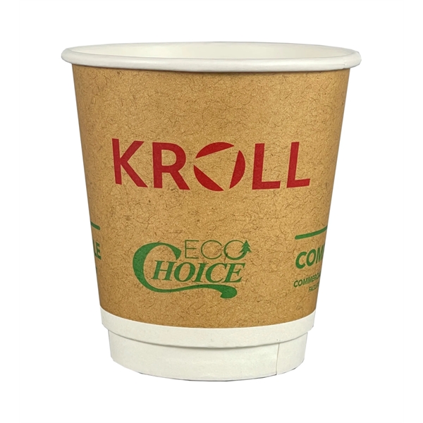 10 Oz. Kraft Eco-Choice Double Wall Cups - 10 Oz. Kraft Eco-Choice Double Wall Cups - Image 0 of 1