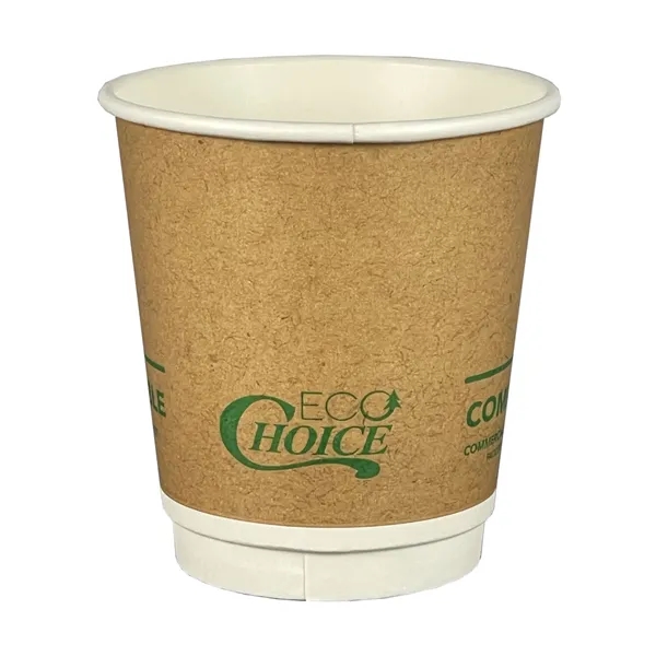 10 Oz. Kraft Eco-Choice Double Wall Cups - 10 Oz. Kraft Eco-Choice Double Wall Cups - Image 1 of 1