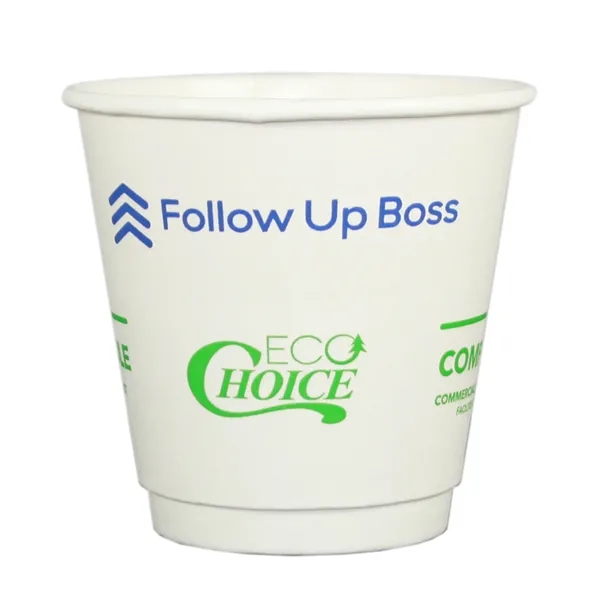 8 Oz. White Eco-Choice Double Wall Cups - 8 Oz. White Eco-Choice Double Wall Cups - Image 0 of 1