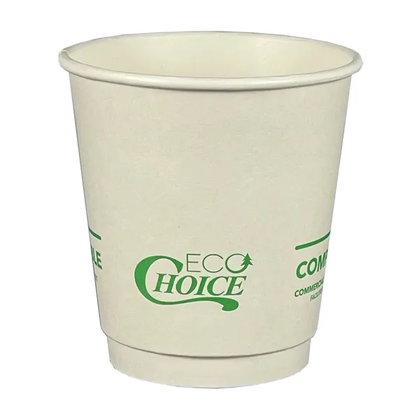 10 Oz. White Eco-Choice Double Wall Cups - 10 Oz. White Eco-Choice Double Wall Cups - Image 1 of 1
