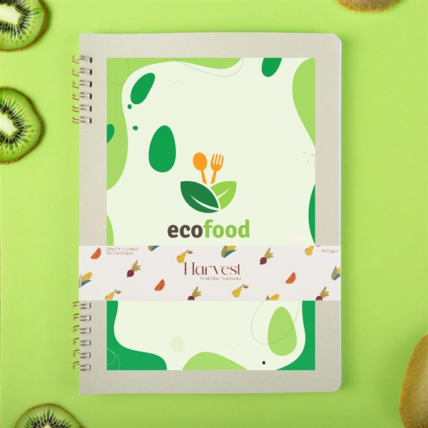 Harvest Fruit Fiber™ Ring Bound Notebook - Harvest Fruit Fiber™ Ring Bound Notebook - Image 0 of 12