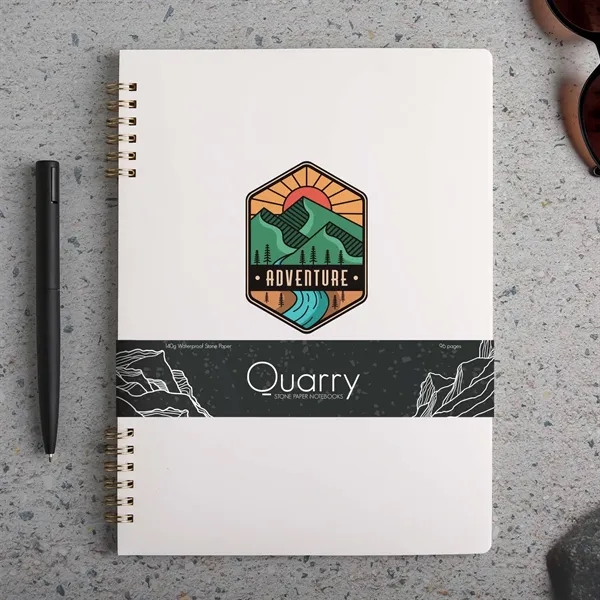 Quarry Stone Paper™ Ring Bound Notebook - Quarry Stone Paper™ Ring Bound Notebook - Image 5 of 11