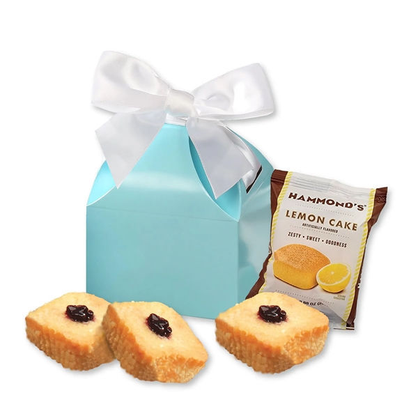 Lemon Cakes in Robin's Egg Blue Gift Box - Lemon Cakes in Robin's Egg Blue Gift Box - Image 1 of 1