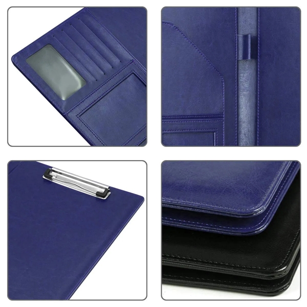A4 Leather Folder Padfolio - A4 Leather Folder Padfolio - Image 2 of 4