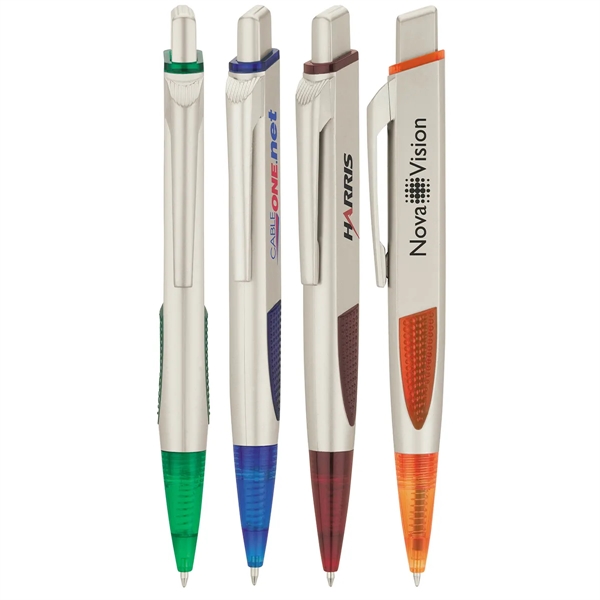 Plastic Flat Ballpoint Pen - Plastic Flat Ballpoint Pen - Image 1 of 3