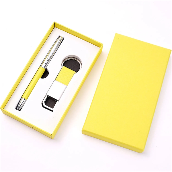 Ballpoint Pen and Key Chain Gift Set - Ballpoint Pen and Key Chain Gift Set - Image 1 of 4