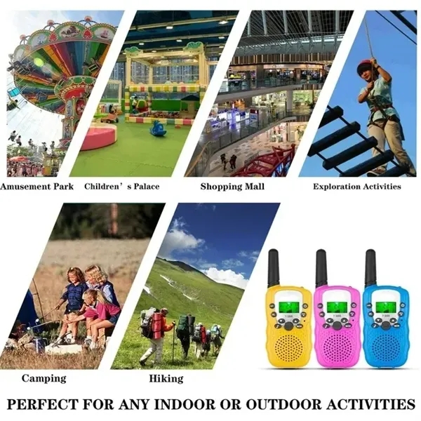 Rechargeable Walkie Talkies For Kids Long Range 2 Pack - Rechargeable Walkie Talkies For Kids Long Range 2 Pack - Image 5 of 9