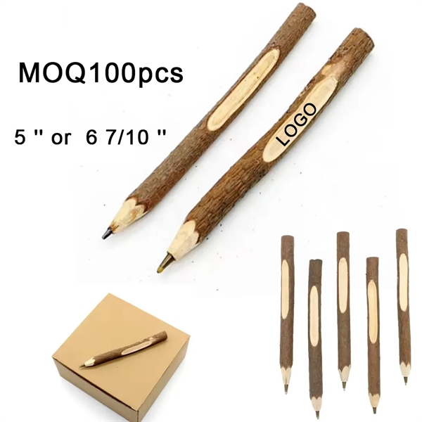 5'' Natural Branch Rollerball Wood Pen - 5'' Natural Branch Rollerball Wood Pen - Image 0 of 2