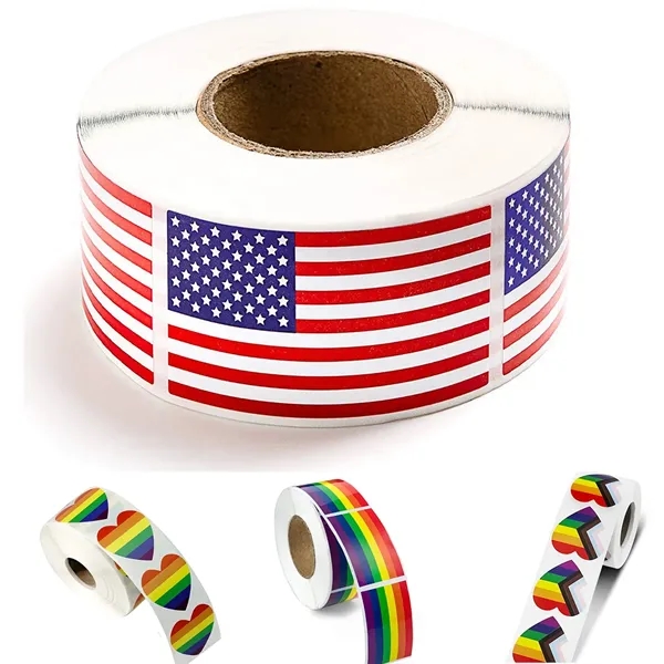 Custom Pride Stickers Roll Tape - Custom Pride Stickers Roll Tape - Image 0 of 6