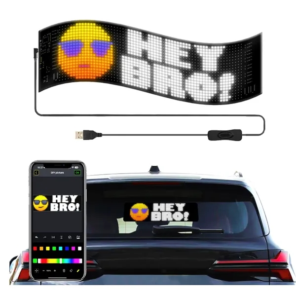 Car Flexible LED Screen - Car Flexible LED Screen - Image 0 of 3