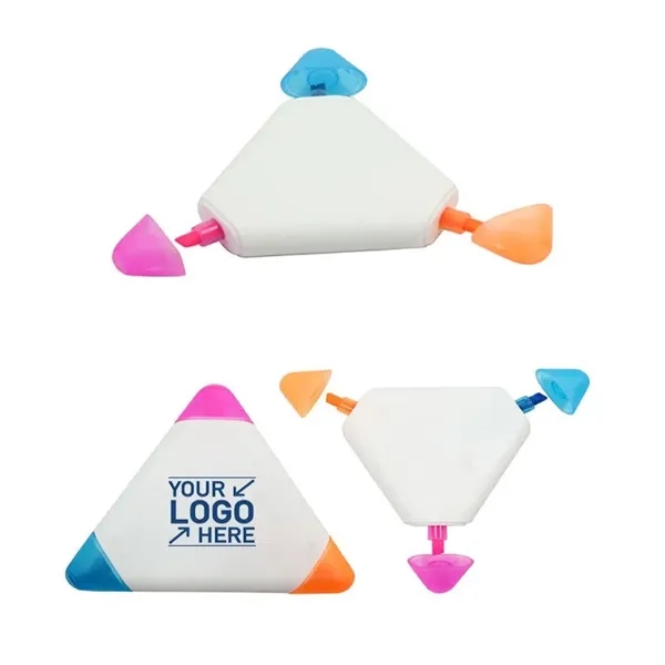 Triangle Portable Highlighter Pen Marker - Triangle Portable Highlighter Pen Marker - Image 1 of 4