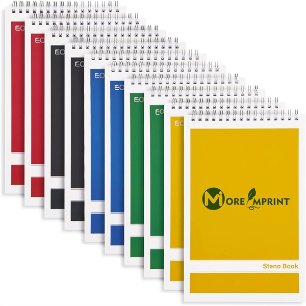 6x9 Inches Top Spiral Steno Pads - 6x9 Inches Top Spiral Steno Pads - Image 0 of 2