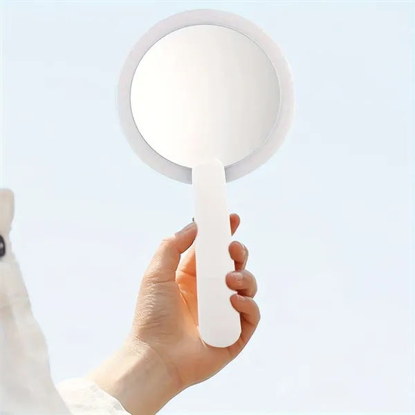 Usb Charging Led Mirror With Swivel Handle - Usb Charging Led Mirror With Swivel Handle - Image 0 of 4