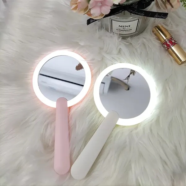 Usb Charging Led Mirror With Swivel Handle - Usb Charging Led Mirror With Swivel Handle - Image 4 of 4