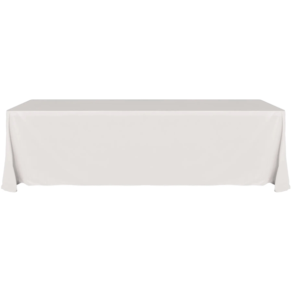 8' Knit Polyester Custom Throw Style Table Cover - 8' Knit Polyester Custom Throw Style Table Cover - Image 2 of 8