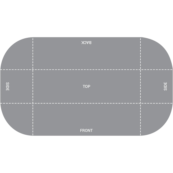 8' Knit Polyester Custom Throw Style Table Cover - 8' Knit Polyester Custom Throw Style Table Cover - Image 5 of 8