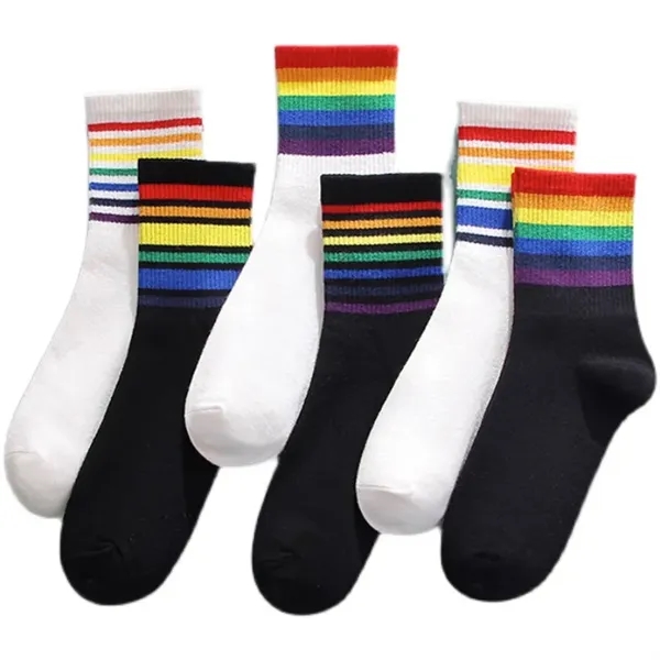 Colorful Sport Cotton Socks - Colorful Sport Cotton Socks - Image 1 of 1