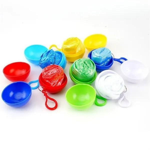 Disposable Emergency Rain Ponchos Ball - Disposable Emergency Rain Ponchos Ball - Image 3 of 4