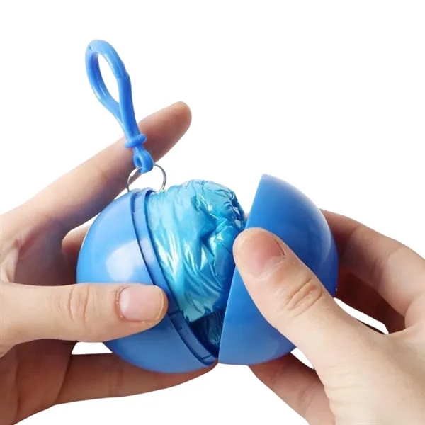 Disposable Emergency Rain Ponchos Ball - Disposable Emergency Rain Ponchos Ball - Image 4 of 4