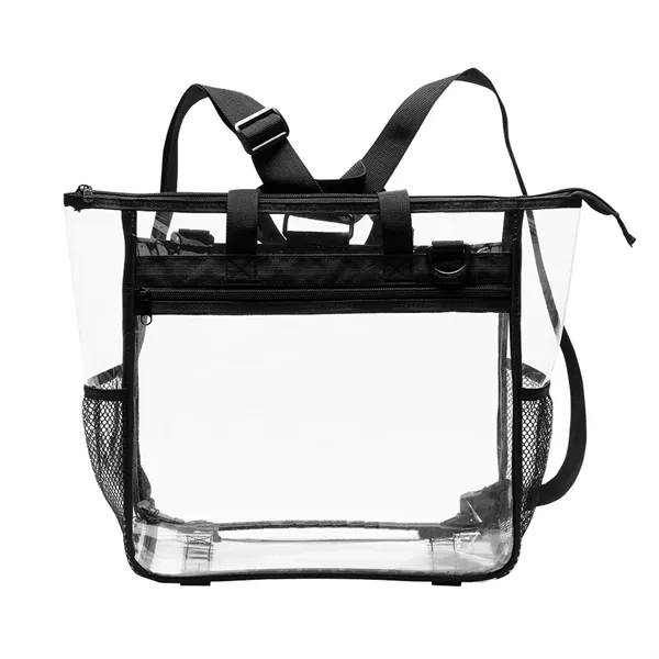 3 Way Clear Backpack / Tote & Messenger Bag - 3 Way Clear Backpack / Tote & Messenger Bag - Image 1 of 1