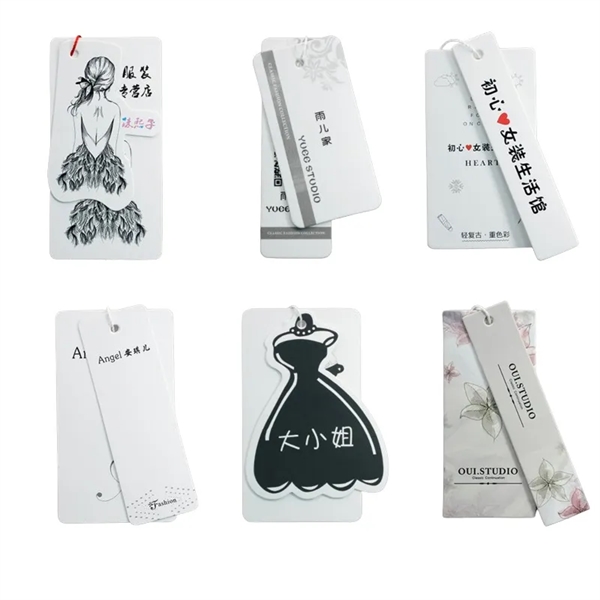 Custom Logo Plastic Hang Tag Cord Hangtag Seal String Loop - Custom Logo Plastic Hang Tag Cord Hangtag Seal String Loop - Image 0 of 3