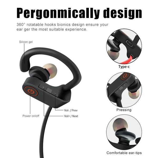 Best Wireless Sports Earbuds w/Mic IPX4 Waterproof - Best Wireless Sports Earbuds w/Mic IPX4 Waterproof - Image 1 of 10