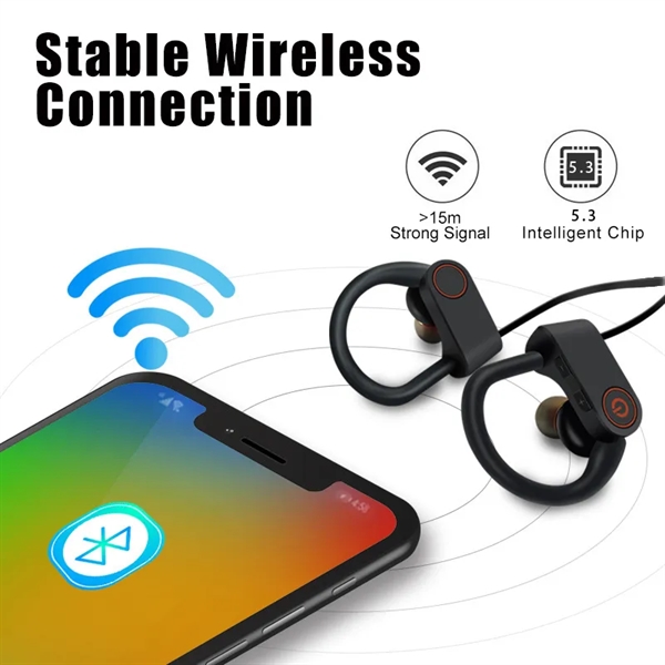 Best Wireless Sports Earbuds w/Mic IPX4 Waterproof - Best Wireless Sports Earbuds w/Mic IPX4 Waterproof - Image 4 of 10