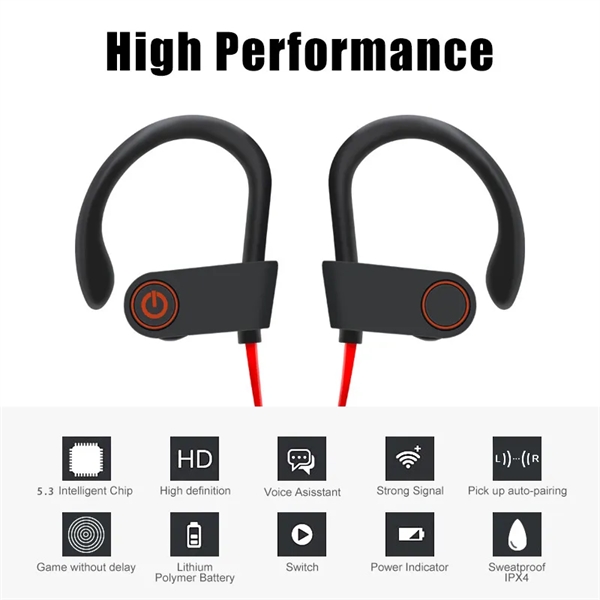 Best Wireless Sports Earbuds w/Mic IPX4 Waterproof - Best Wireless Sports Earbuds w/Mic IPX4 Waterproof - Image 6 of 10