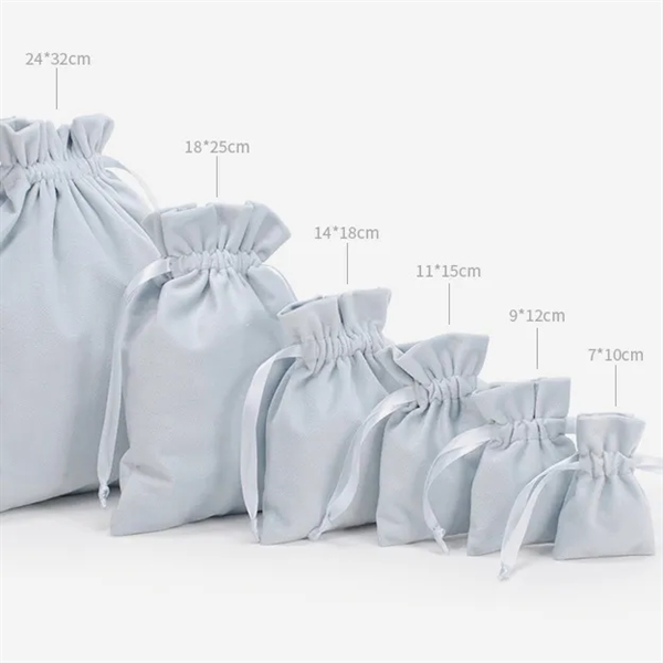 Velvet Drawstring Gift Bag - Velvet Drawstring Gift Bag - Image 1 of 3